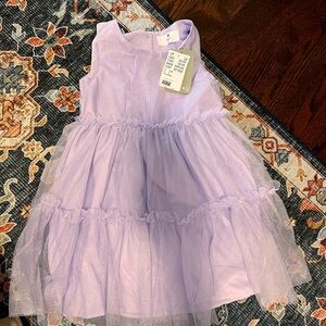 NWT H&M Lavender Sparkle Dress size 6